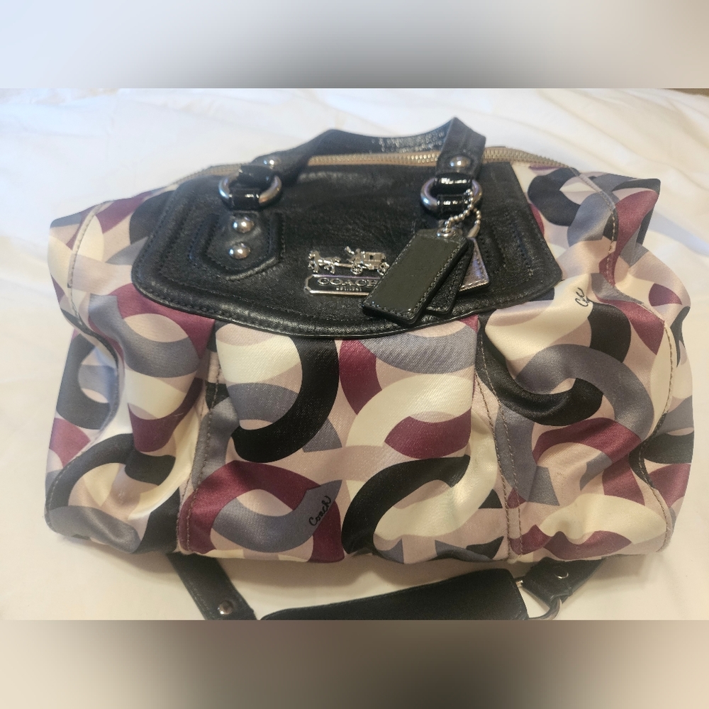 Coach Madison Audrey Op Art Bag